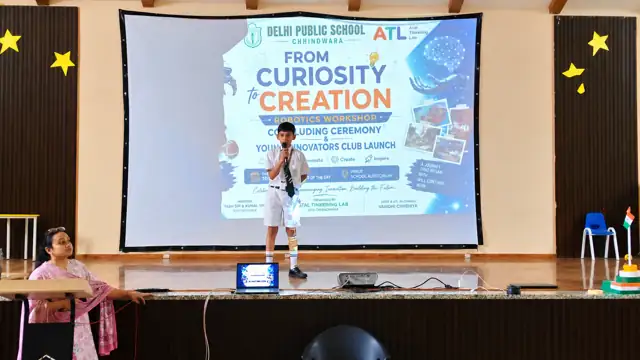 Launch of the Young Innovators Club at the Atal Tinkering Lab, Delhi Public School Chhindwara