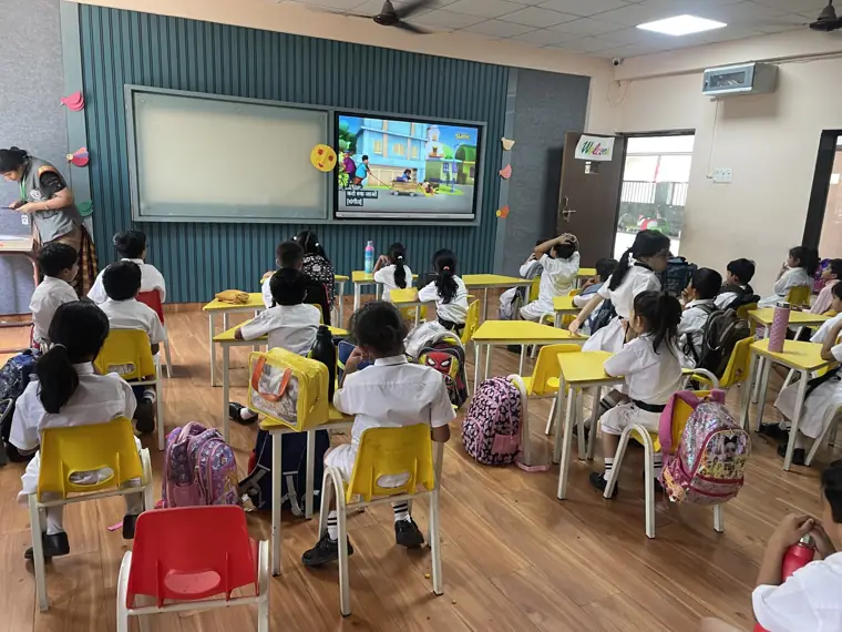 Smart classroom at Delhi Public School Chhindwara