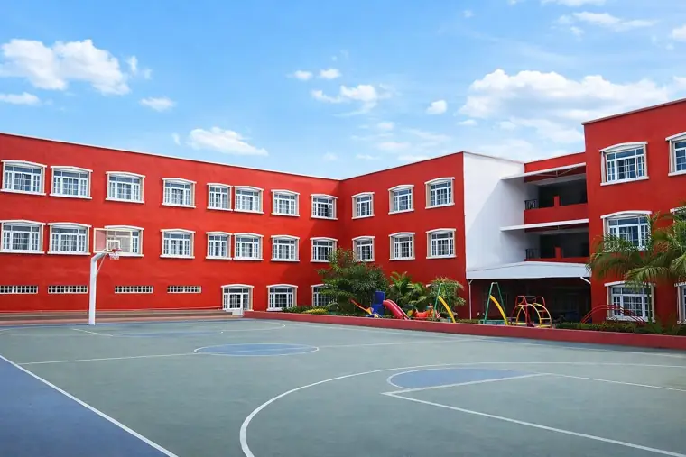 The DPS Chhindwara school building